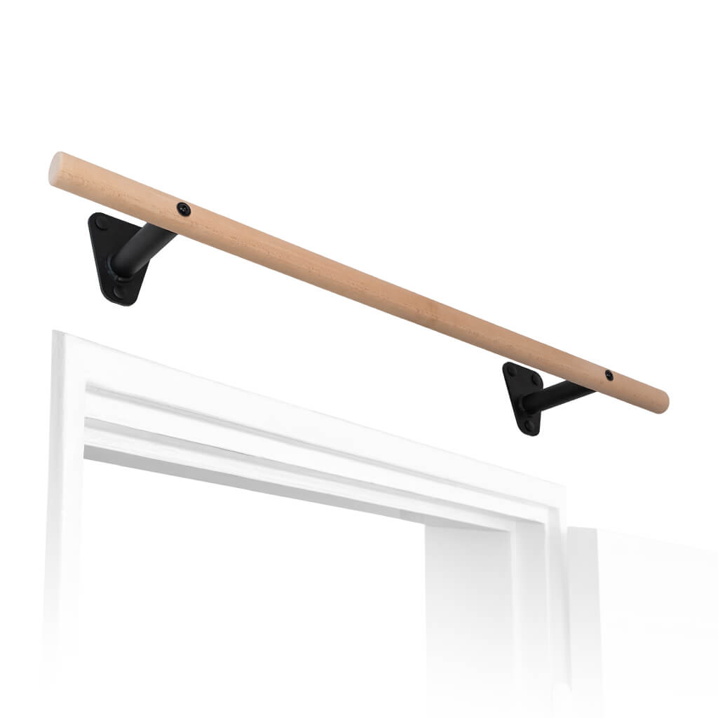 Holz Klimmzugstange & Turnringe Set