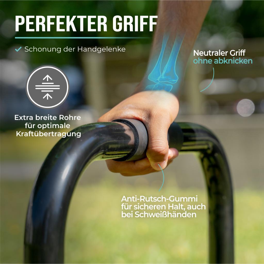 Fitness Parallettes aus Stahl