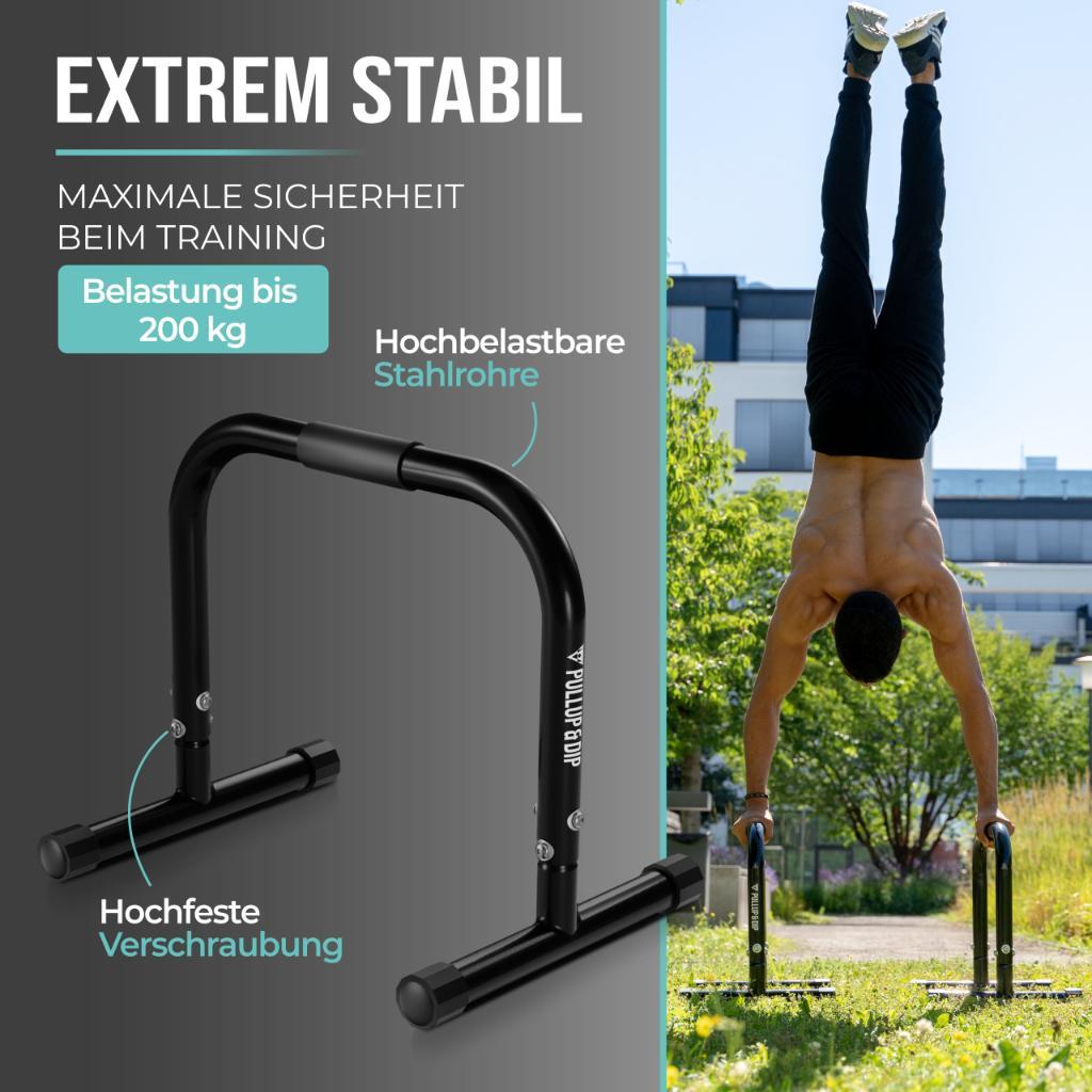Fitness Parallettes aus Stahl