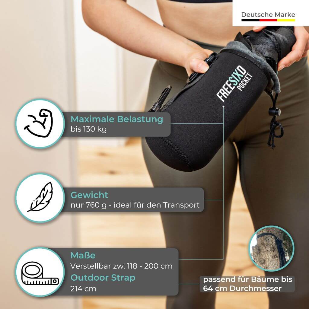 FREESIXD Pocket - Mobiler mini Schlingentrainer