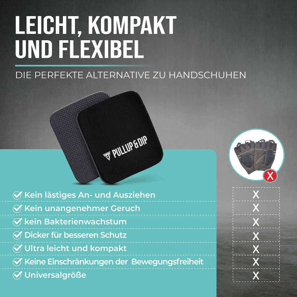 Neopren Griffpolster (2 Paar) für Klimmzüge und Krafttraining
