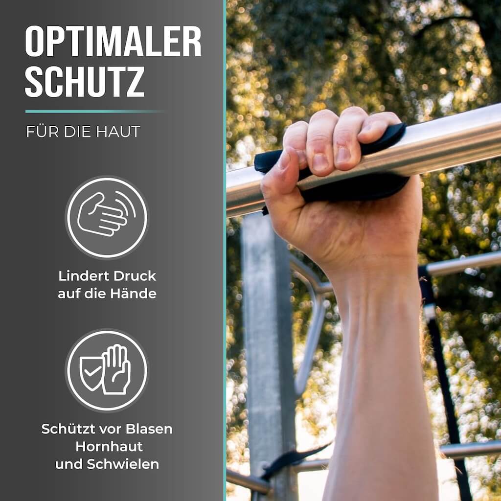 Neopren Griffpolster (2 Paar) für Klimmzüge und Krafttraining