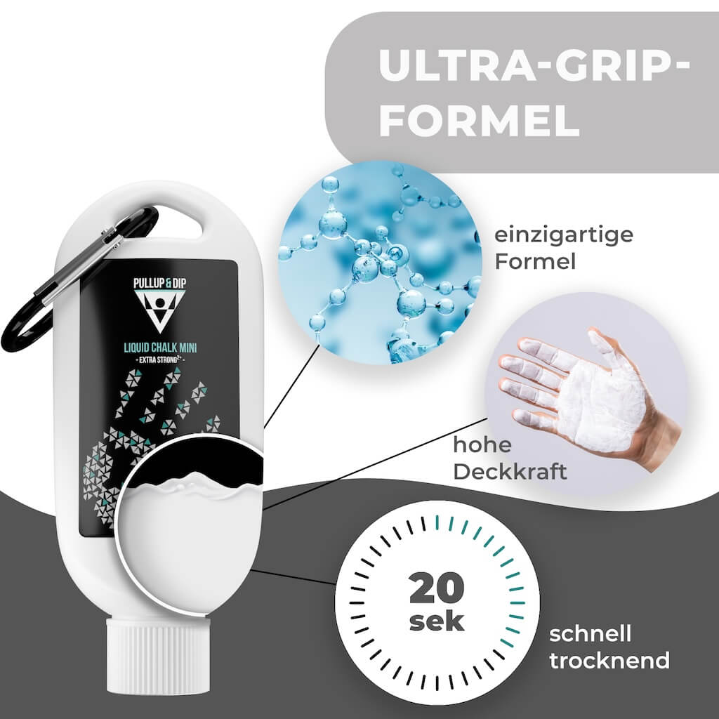 Liquid Chalk für perfekten Grip, schnell trocknend & extra stark