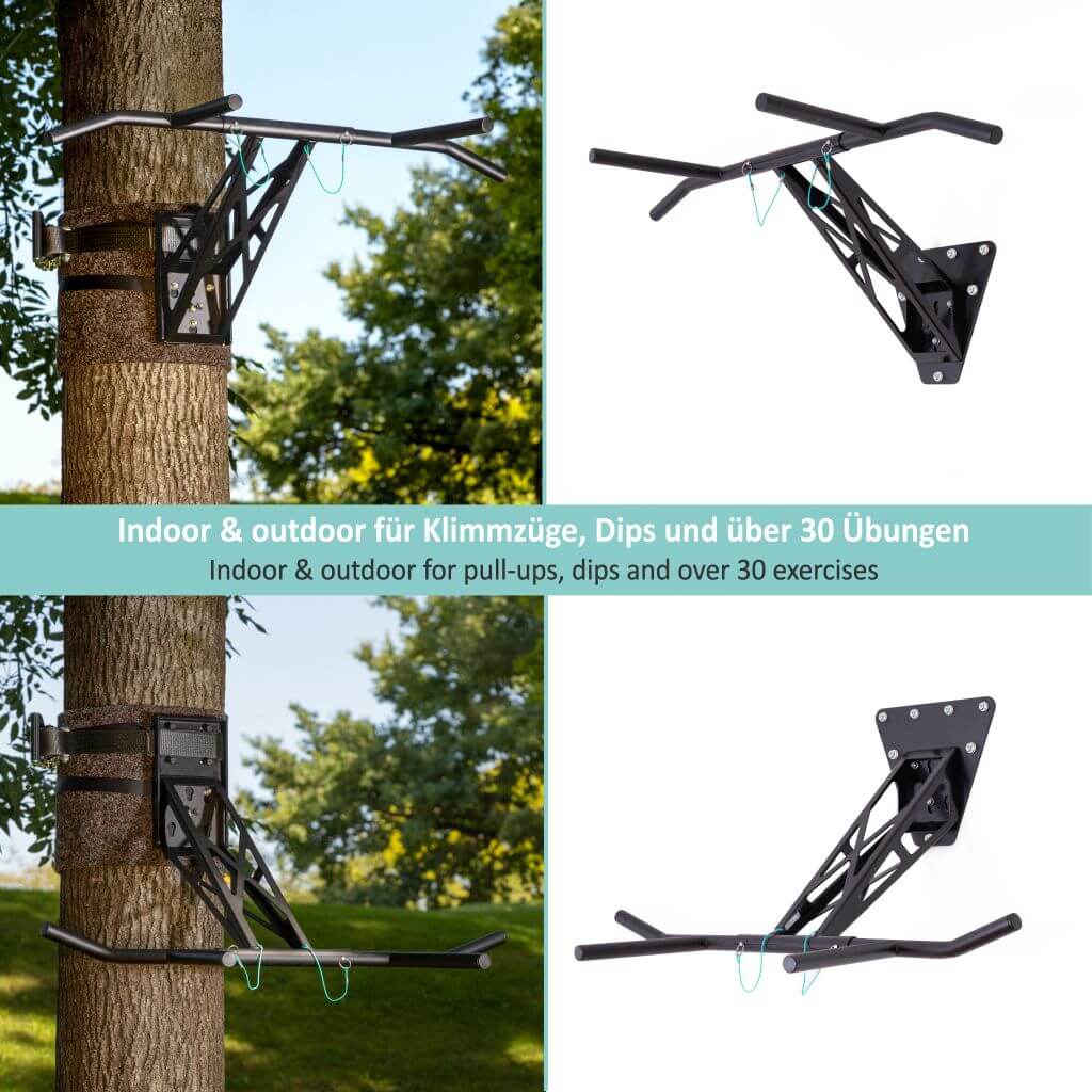 [B-Ware] Mobile Klimmzugstange und Dip-Stange für indoor und outdoor