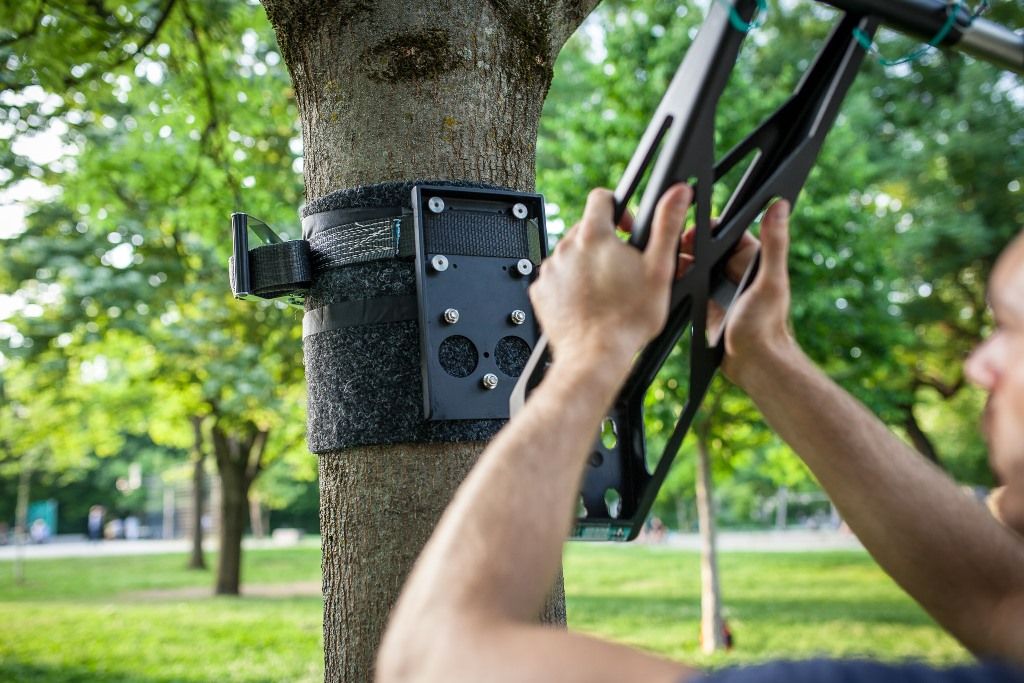 Outdoor Adapter zur Befestigung der Klimmzug- und Dip Stange