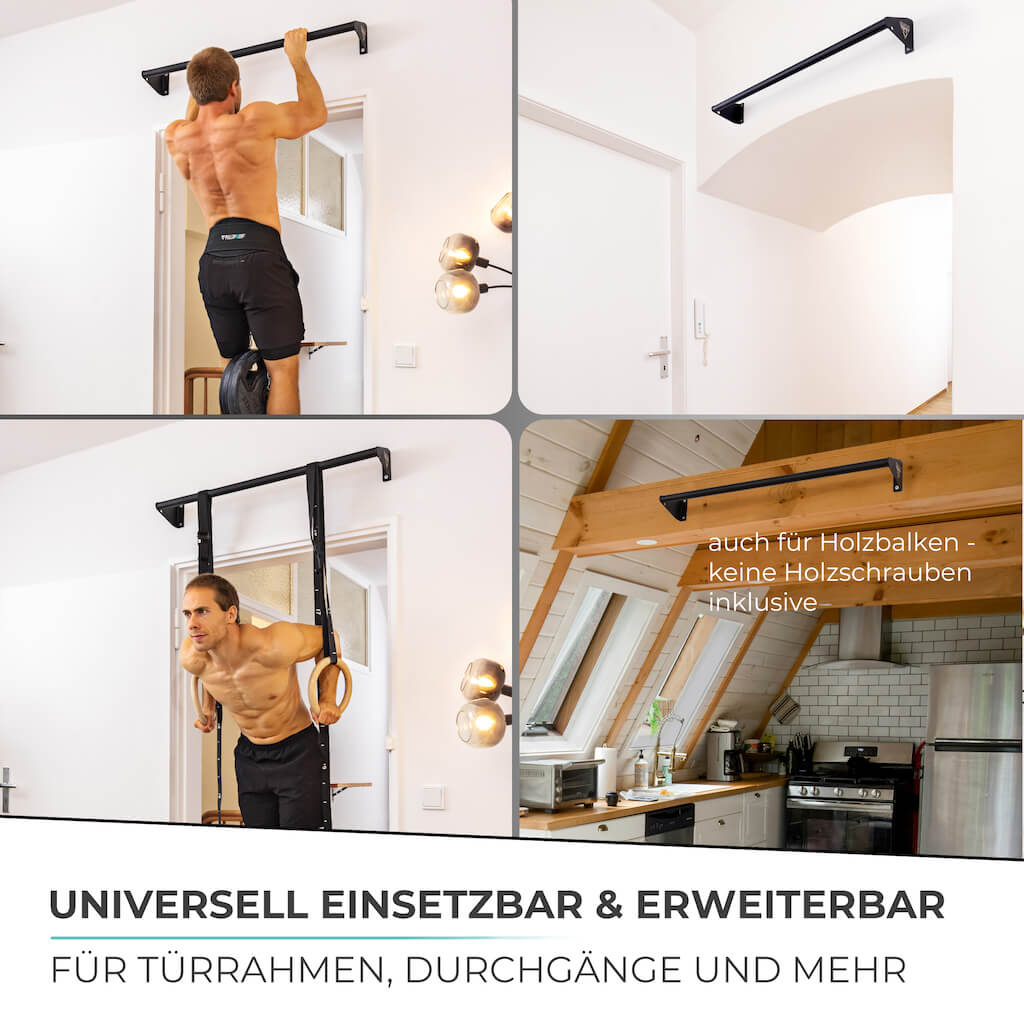 [B-Ware] Klimmzugstange zur Wandmontage über Türrahmen