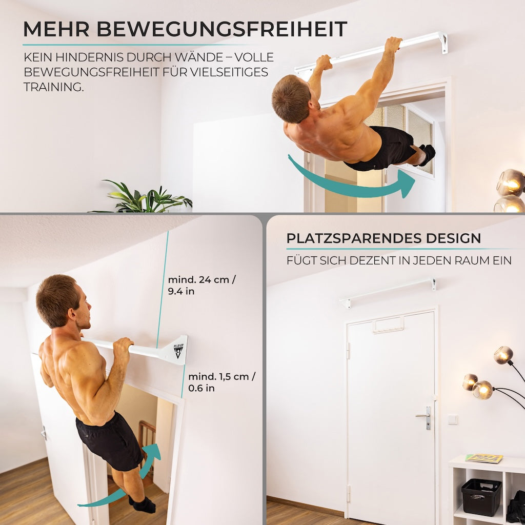 [B-Ware] Klimmzugstange zur Wandmontage über Türrahmen