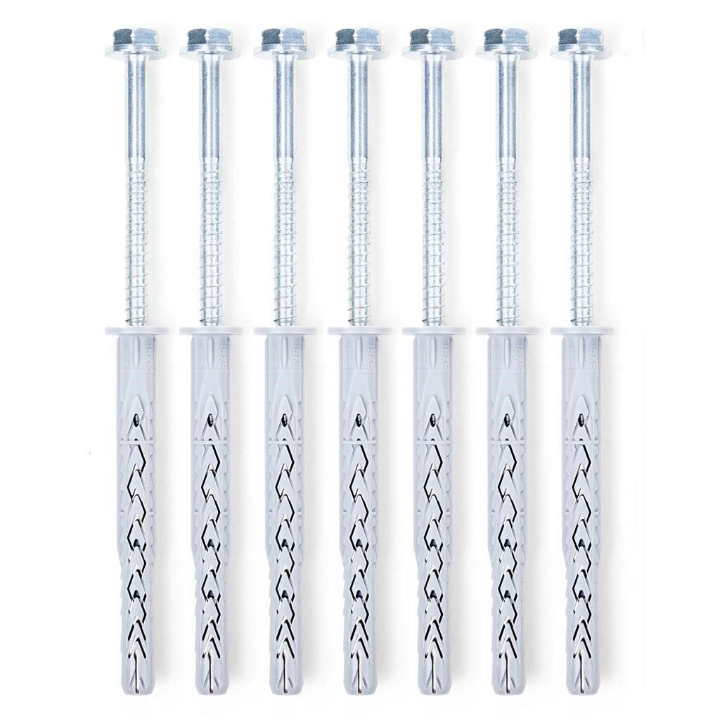 7x fischer Klimmzugstange Schrauben 10 x 80 mm