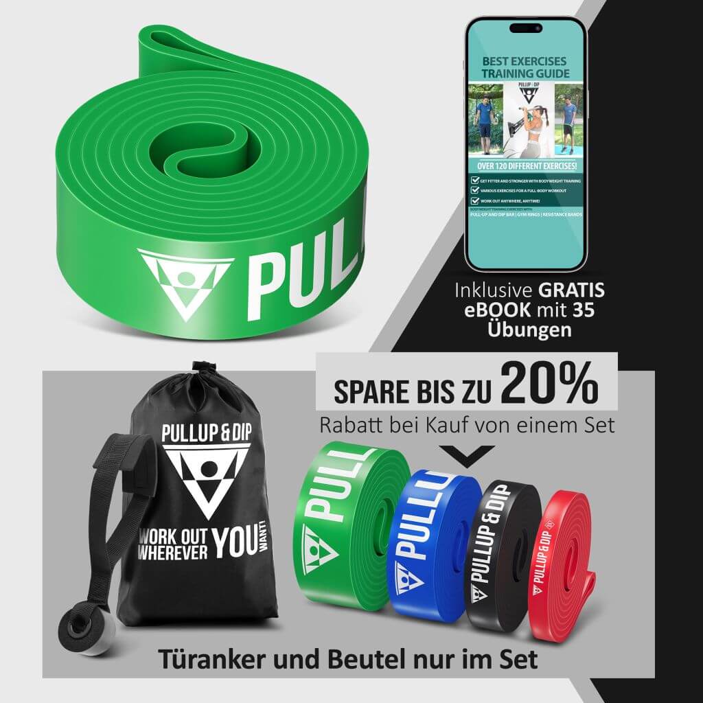 Klimmzug Band / Widerstandsbänder in versch. Stärken