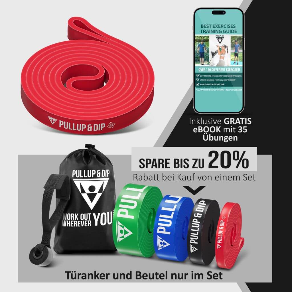 Klimmzug Band / Widerstandsbänder in versch. Stärken
