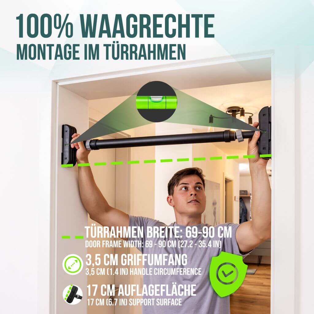Türreck Klimmzugstange Set