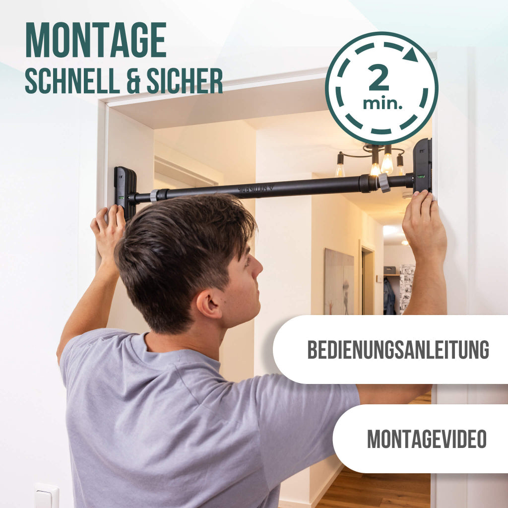 Türreck Klimmzugstange Set