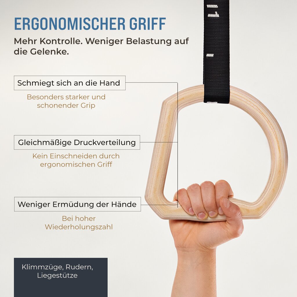 "TRINGS" Multigriff Calisthenics Ringe Set
