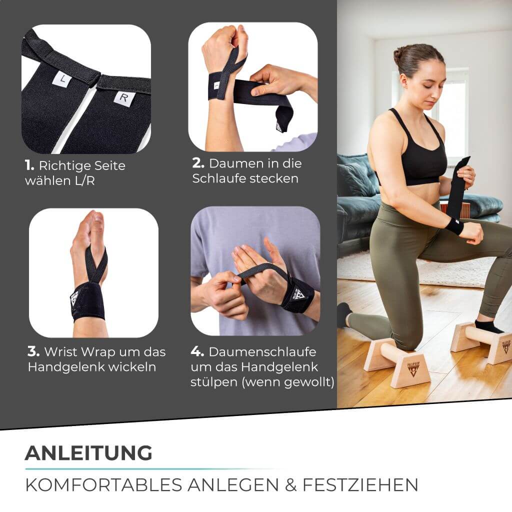 Wrist Wraps, Handgelenkbandagen
