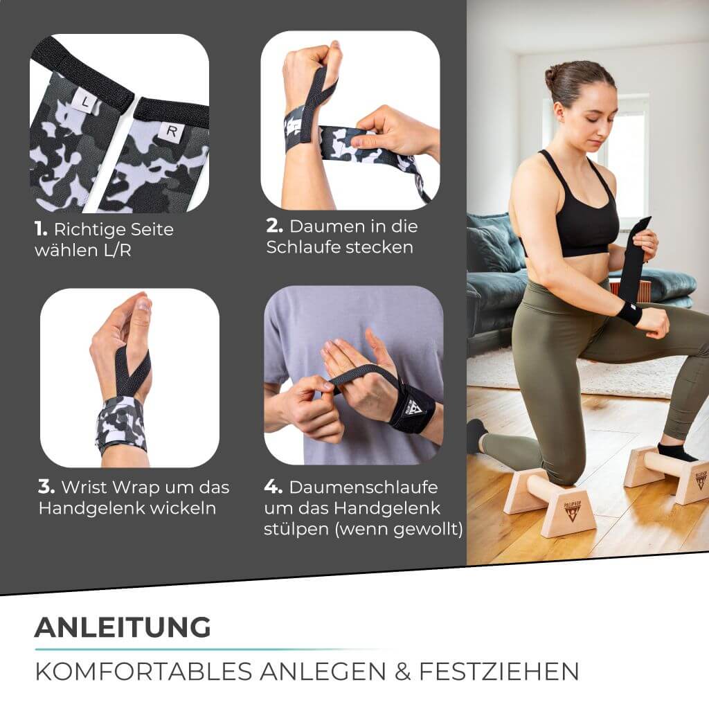 Wrist Wraps, Handgelenkbandagen